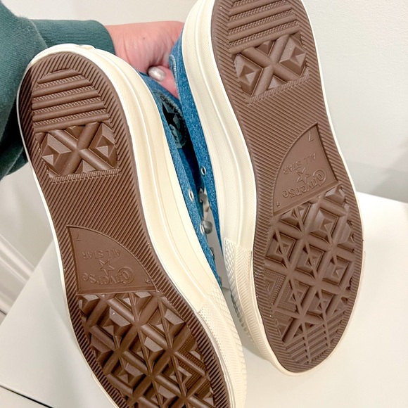 Converse Blue High-Top Sneakers - Picture 7 of 8